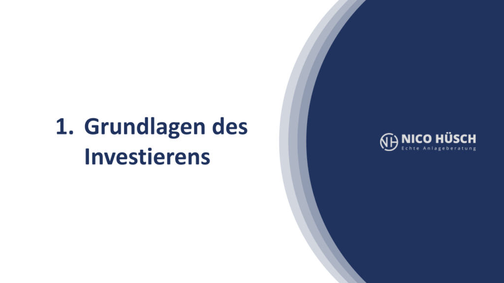 Kapitel 1: Wie Geld anlegen: Grundlagen des Investierens Marke und Logo mit Text im Bild